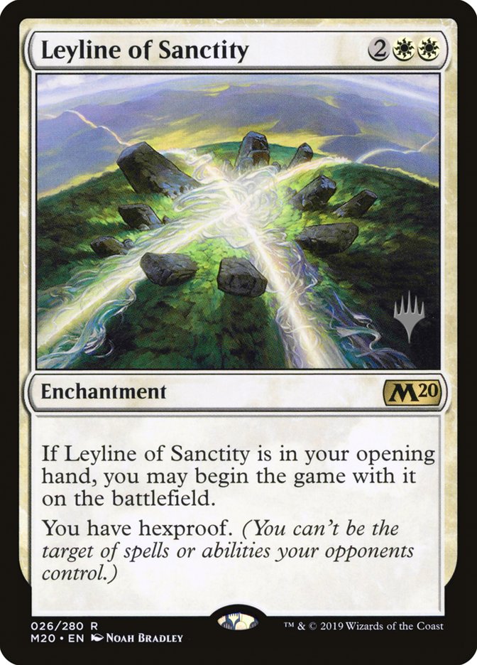 Leyline of Sanctity (Promo Pack) [Core Set 2020 Promos] | Devastation Store