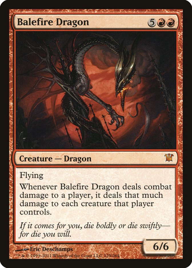 Balefire Dragon [Innistrad] | Devastation Store