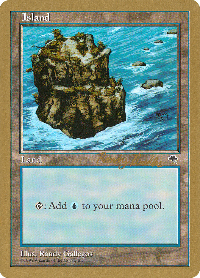 Island (rb335) (Randy Buehler) [World Championship Decks 1998] | Devastation Store