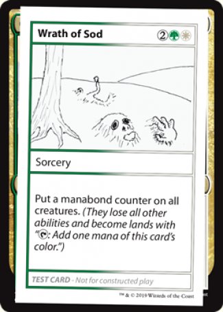 Wrath of Sod (2021 Edition) [Mystery Booster Playtest Cards] | Devastation Store