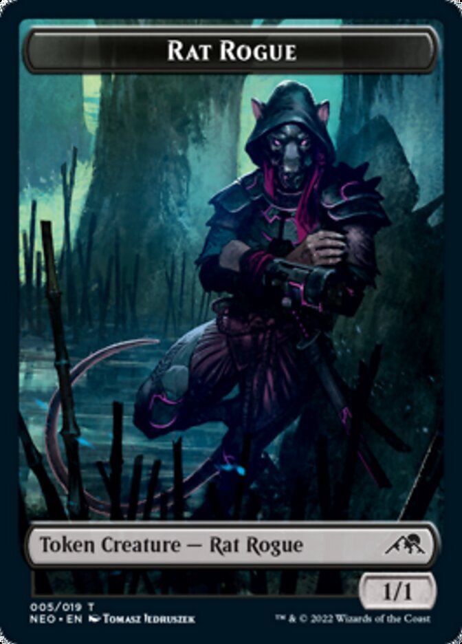 Rat Rogue Token [Kamigawa: Neon Dynasty Tokens] | Devastation Store