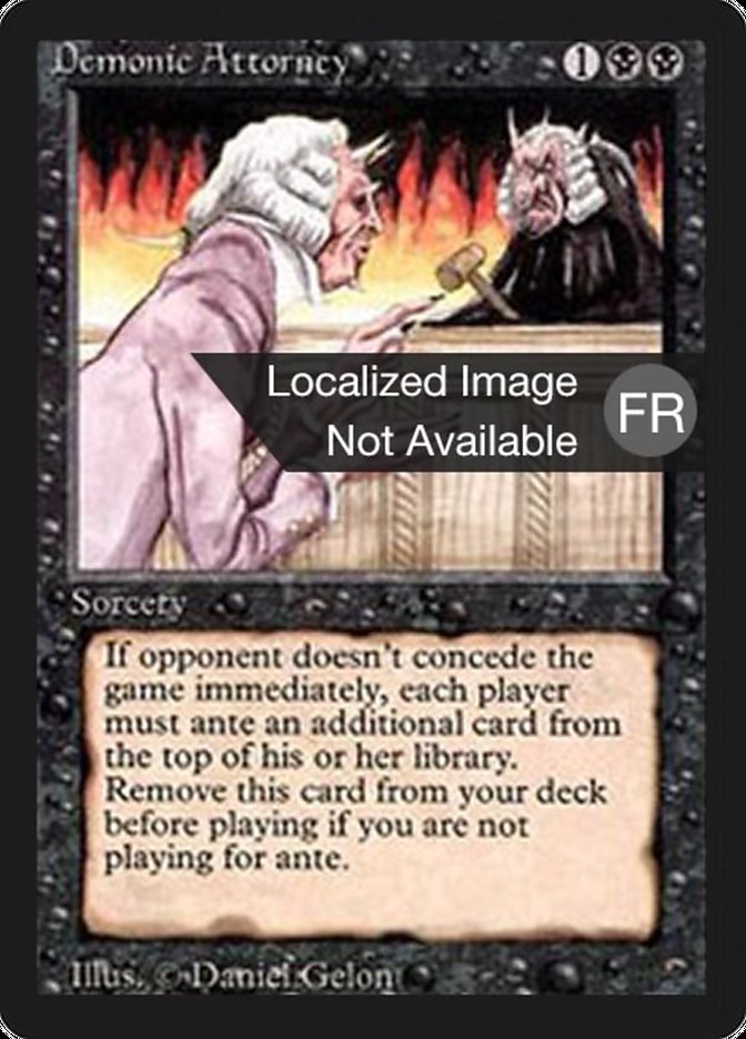 Demonic Attorney [Foreign Black Border] | Devastation Store