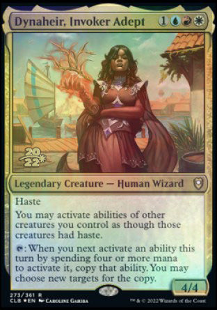 Dynaheir, Invoker Adept [Commander Legends: Battle for Baldur's Gate Prerelease Promos] | Devastation Store