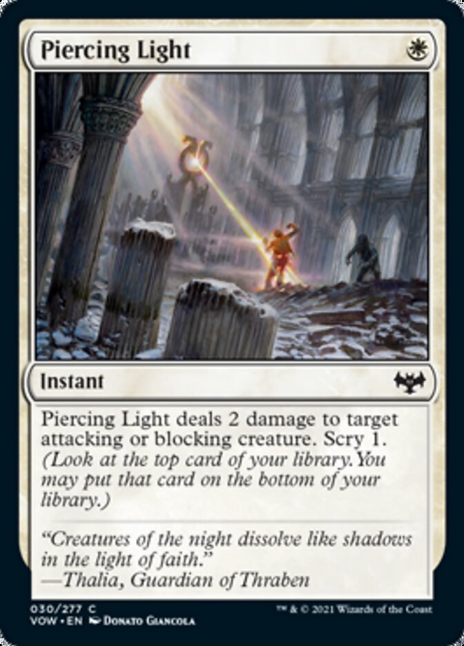 Piercing Light [Innistrad: Crimson Vow] | Devastation Store