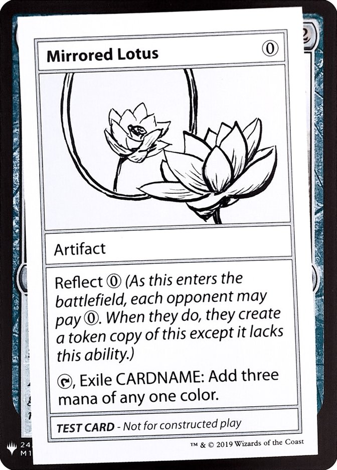 Mirrored Lotus [Mystery Booster Playtest Cards] | Devastation Store