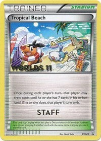 Tropical Beach (BW28) (Staff) [Black & White: Black Star Promos] | Devastation Store