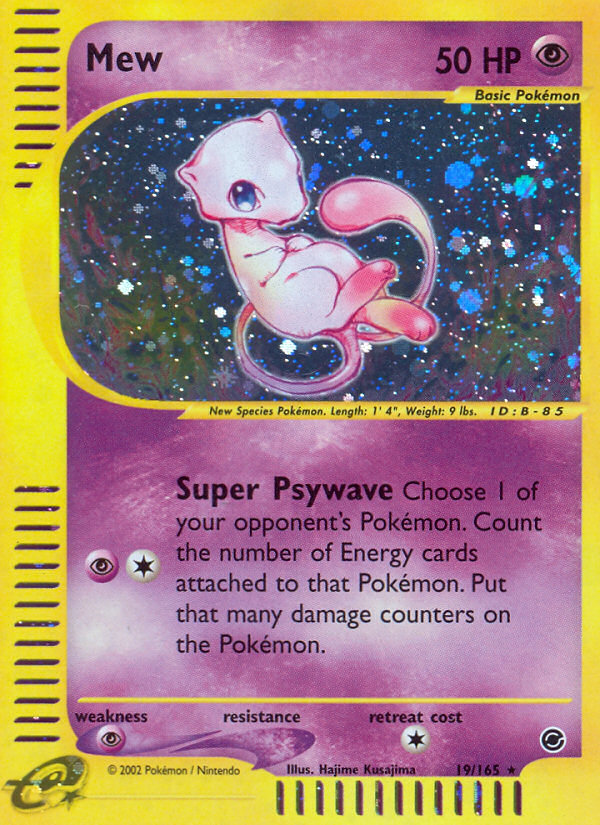 Mew (19/165) [Expedition: Base Set] | Devastation Store