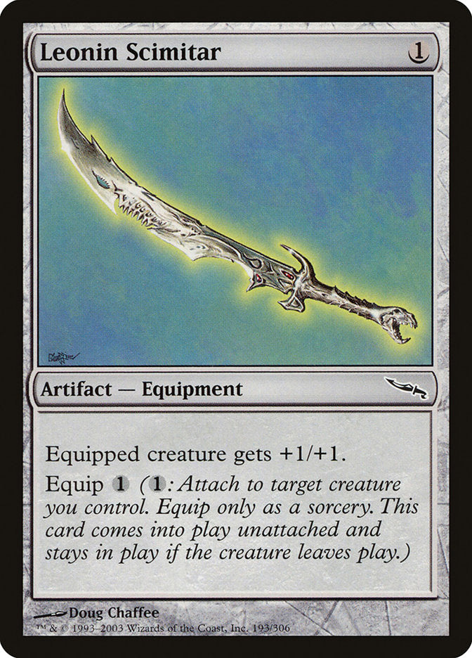 Leonin Scimitar [Mirrodin] - Devastation Store | Devastation Store