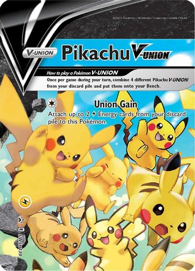 Pikachu V-UNION (SWSH139) (Celebrations) [Sword & Shield: Black Star Promos] | Devastation Store