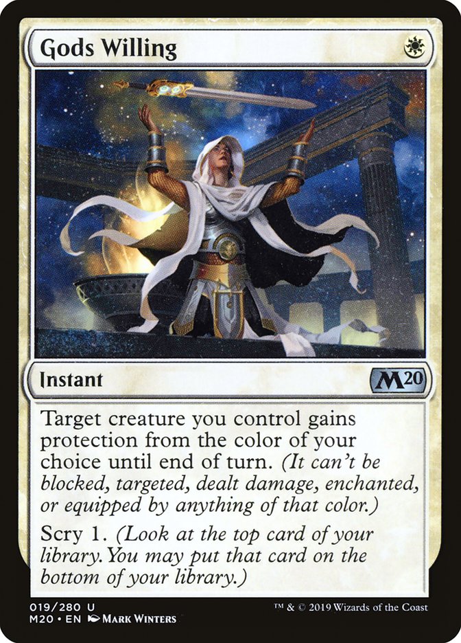 Gods Willing [Core Set 2020] | Devastation Store