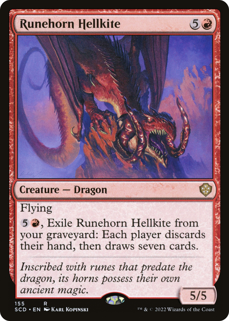 Runehorn Hellkite [Starter Commander Decks] | Devastation Store