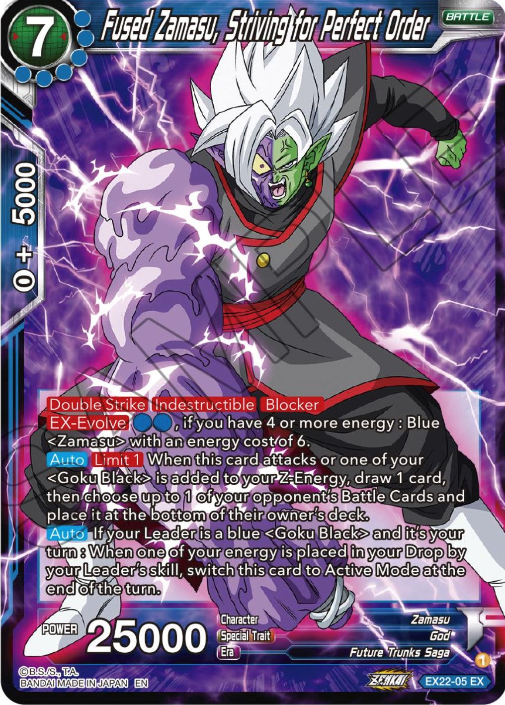 Fused Zamasu, Striving for Perfect Order (EX22-05) [Ultimate Deck 2023] | Devastation Store