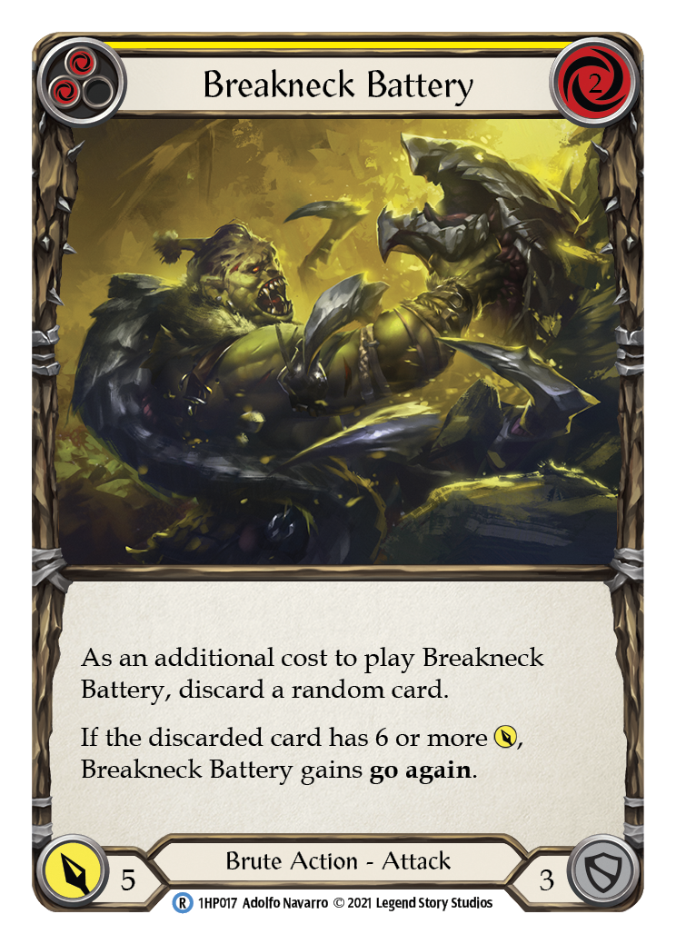 Breakneck Battery (Yellow) [1HP017] | Devastation Store