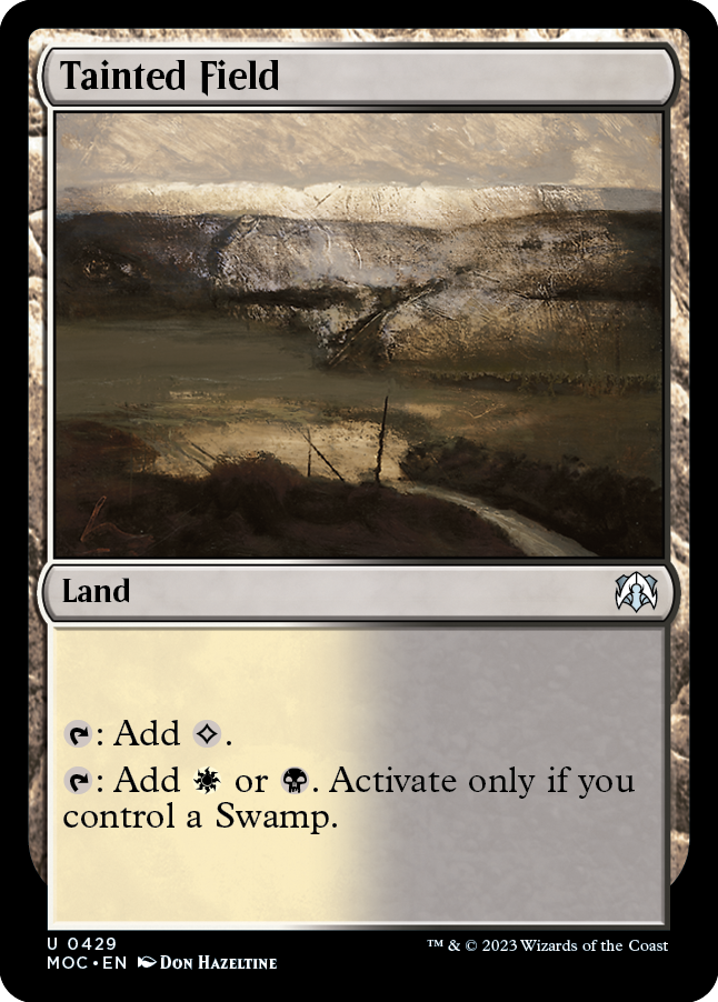 Tainted Field [March of the Machine Commander] | Devastation Store