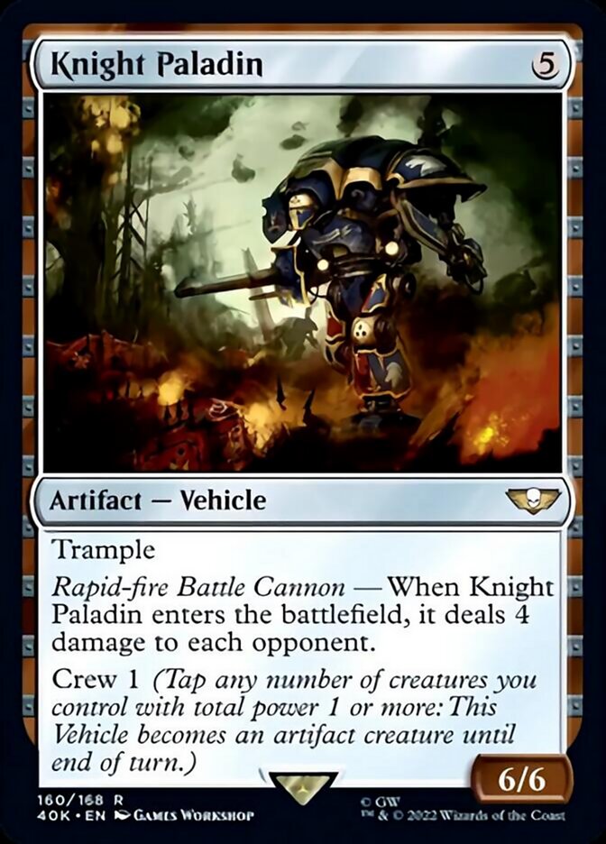Knight Paladin (Surge Foil) [Universes Beyond: Warhammer 40,000] | Devastation Store
