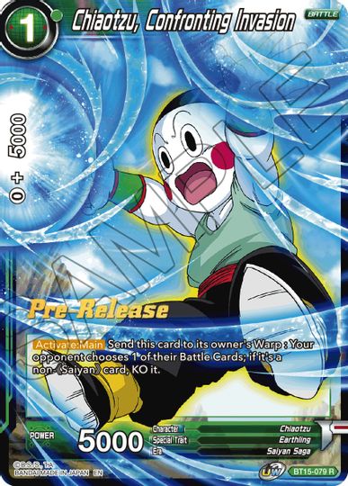 Chiaotzu, Confronting Invasion (BT15-079) [Saiyan Showdown Prerelease Promos] | Devastation Store