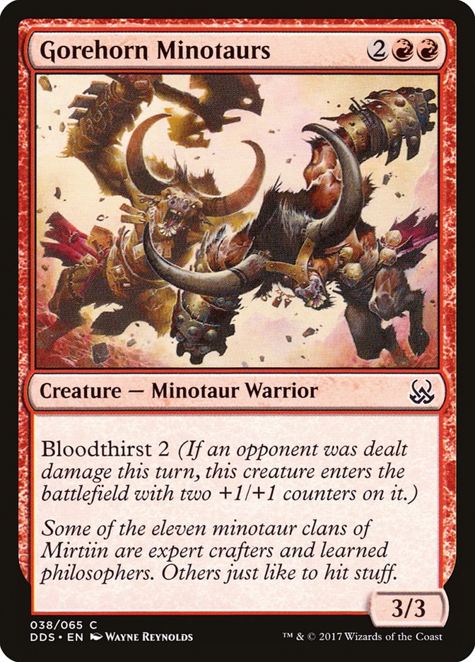 Gorehorn Minotaurs [Duel Decks: Mind vs. Might] - Devastation Store | Devastation Store