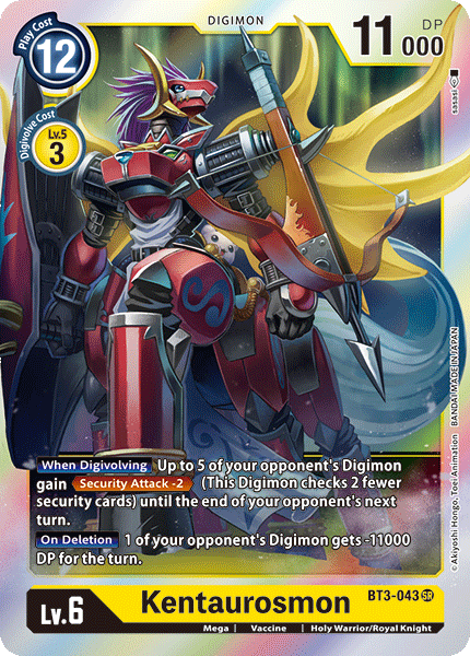 Kentaurosmon [BT3-043] [Release Special Booster Ver.1.0] | Devastation Store