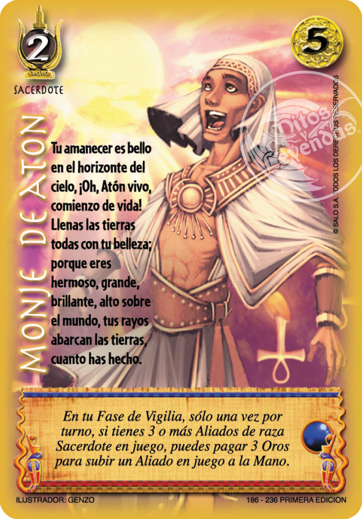 Monje de Aton, Leyendas - Devastation Store | Devastation Store