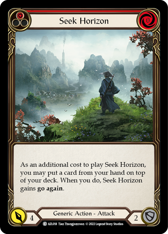 Seek Horizon (Red) [AZL018] (Outsiders Azalea Blitz Deck) | Devastation Store