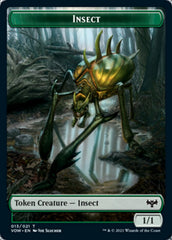 Insect // Human (010) Double-sided Token [Innistrad: Crimson Vow Tokens] | Devastation Store