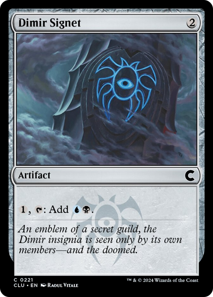 Dimir Signet [Ravnica: Clue Edition] | Devastation Store