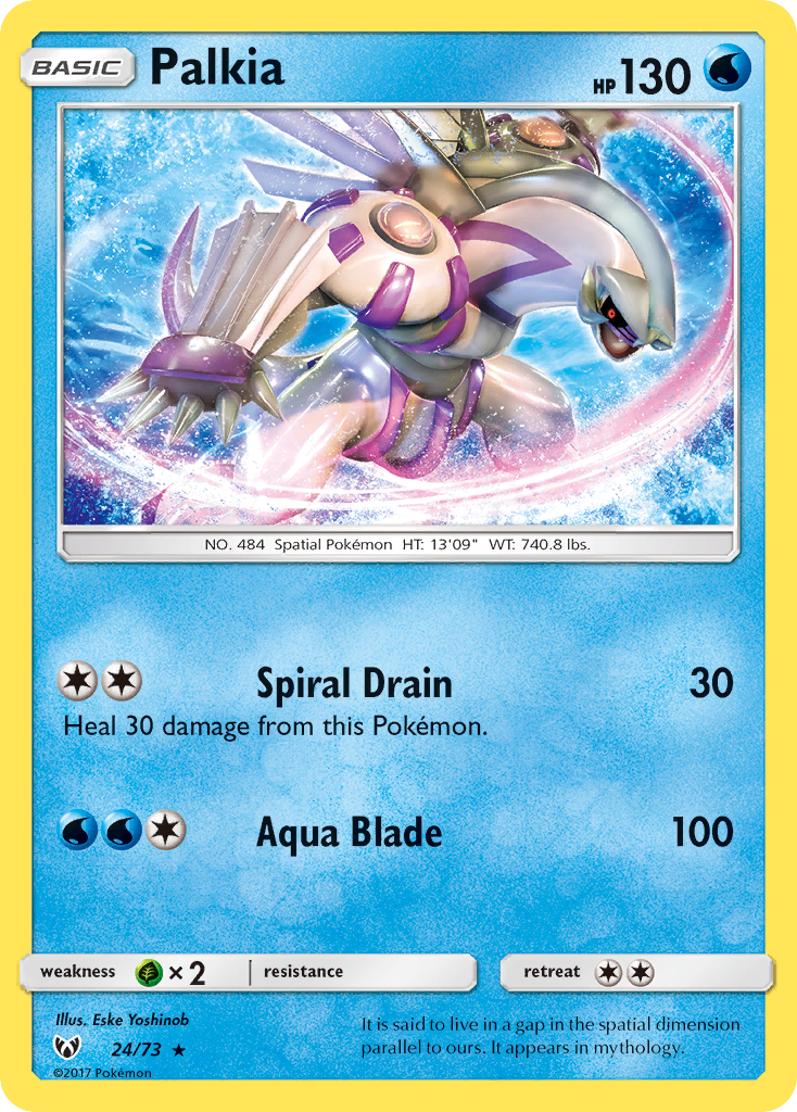 Palkia (24/73) [Sun & Moon: Shining Legends] | Devastation Store