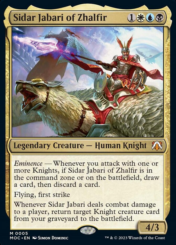 Sidar Jabari of Zhalfir [March of the Machine Commander] | Devastation Store