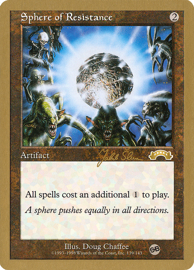 Sphere of Resistance (Jakub Slemr) (SB) [World Championship Decks 1999] | Devastation Store