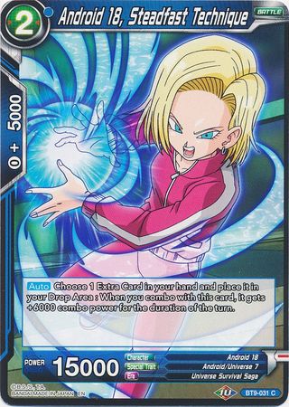 Android 18, Steadfast Technique [BT9-031] | Devastation Store