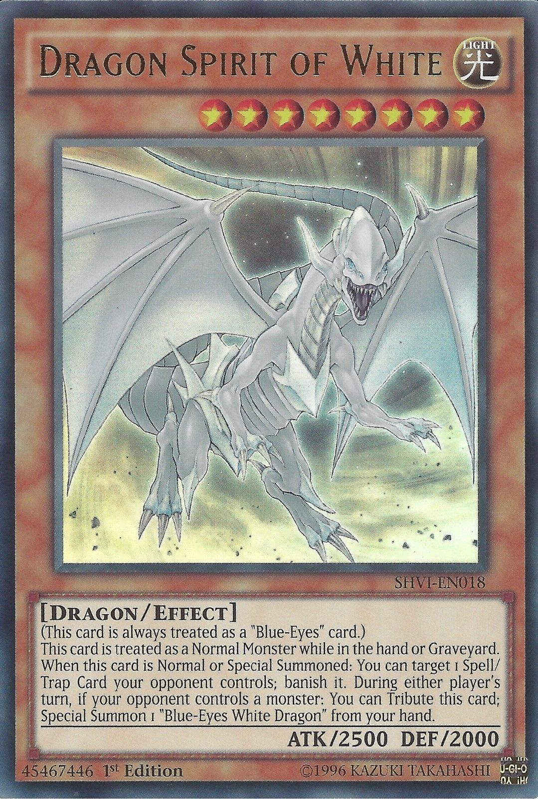 Dragon Spirit of White [SHVI-EN018] Ultra Rare | Devastation Store