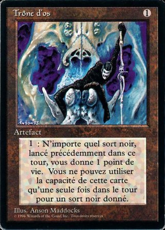 Throne of Bone [Foreign Black Border] | Devastation Store