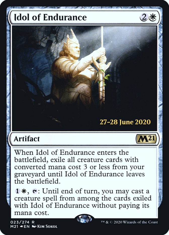 Idol of Endurance  [Core Set 2021 Prerelease Promos] | Devastation Store