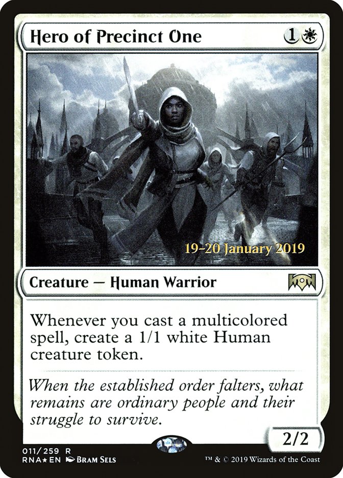 Hero of Precinct One [Ravnica Allegiance Prerelease Promos] | Devastation Store