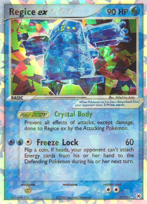 Regice ex (97/101) [EX: Hidden Legends] | Devastation Store