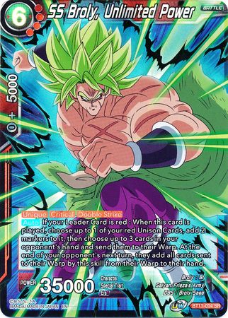 SS Broly, Unlimited Power [BT11-014] | Devastation Store