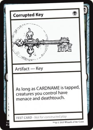 Corrupted Key (2021 Edition) [Mystery Booster Playtest Cards] | Devastation Store