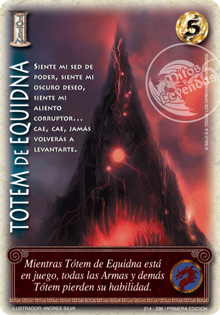 Totem de Equidna, Leyendas - Devastation Store | Devastation Store