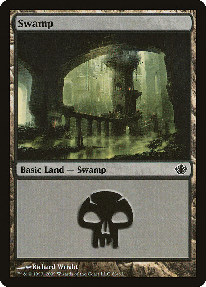 Swamp (63) [Duel Decks: Garruk vs. Liliana] - Devastation Store | Devastation Store