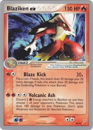 Blaziken ex (89/95) (Blaziken Tech - Chris Fulop) [World Championships 2004] | Devastation Store