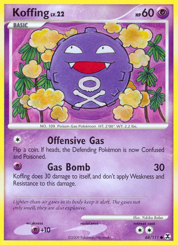 Koffing (68/111) [Platinum: Rising Rivals] | Devastation Store