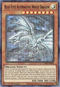 Blue-Eyes Alternative White Dragon (Green) [LDS2-EN008] Ultra Rare | Devastation Store