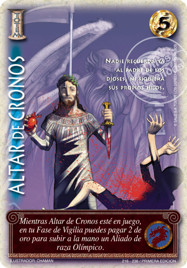 Altar de Cronos, Leyendas - Devastation Store | Devastation Store