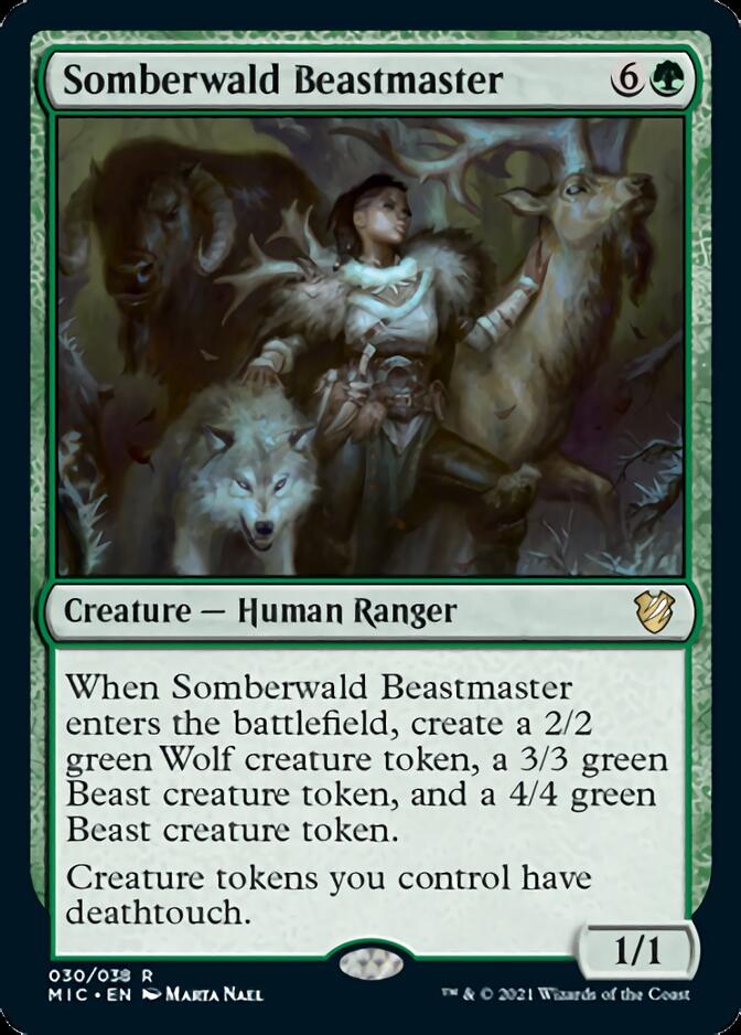 Somberwald Beastmaster [Innistrad: Midnight Hunt Commander] | Devastation Store