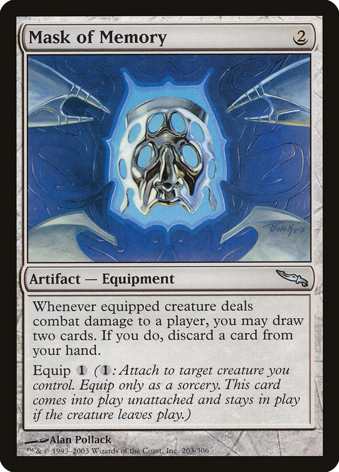 Mask of Memory [Mirrodin] - Devastation Store | Devastation Store