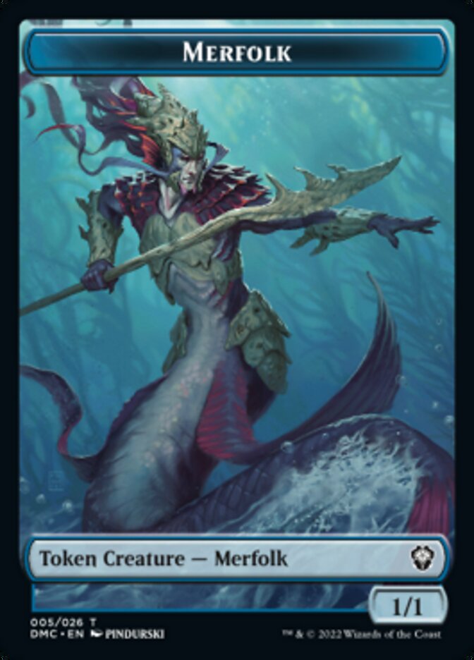 Merfolk Token [Dominaria United Commander Tokens] | Devastation Store