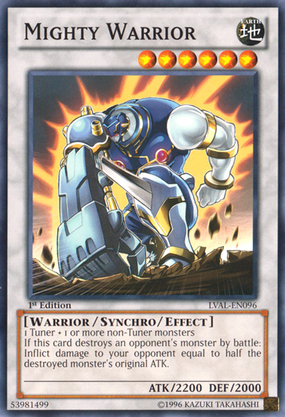 Mighty Warrior [LVAL-EN096] Common | Devastation Store