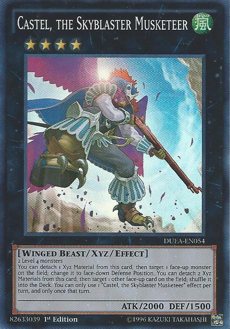 Castel, the Skyblaster Musketeer [DUEA-EN054] Super Rare | Devastation Store