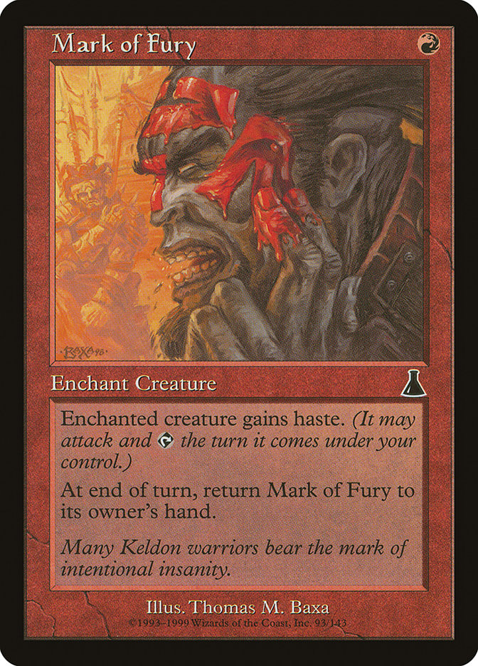 Mark of Fury [Urza's Destiny] - Devastation Store | Devastation Store