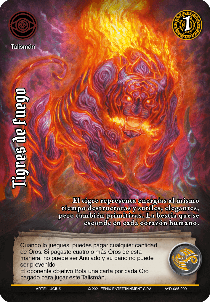 Tigres de Fuego A&D-85 | Devastation Store